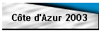 Cte d'Azur 2003